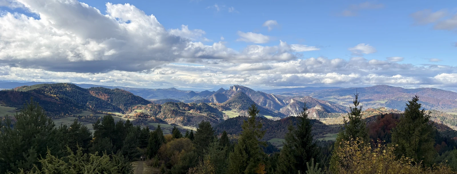 Trzy Korony from Pieniny Małe (Pieniny)